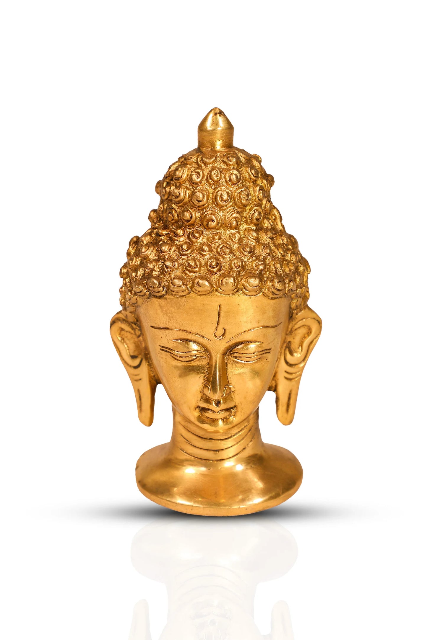 Buddha Figurine Statue Head Meditation Mindfulness Home Decor Calm Buddha Idol Sculpture Yoga Work Decor