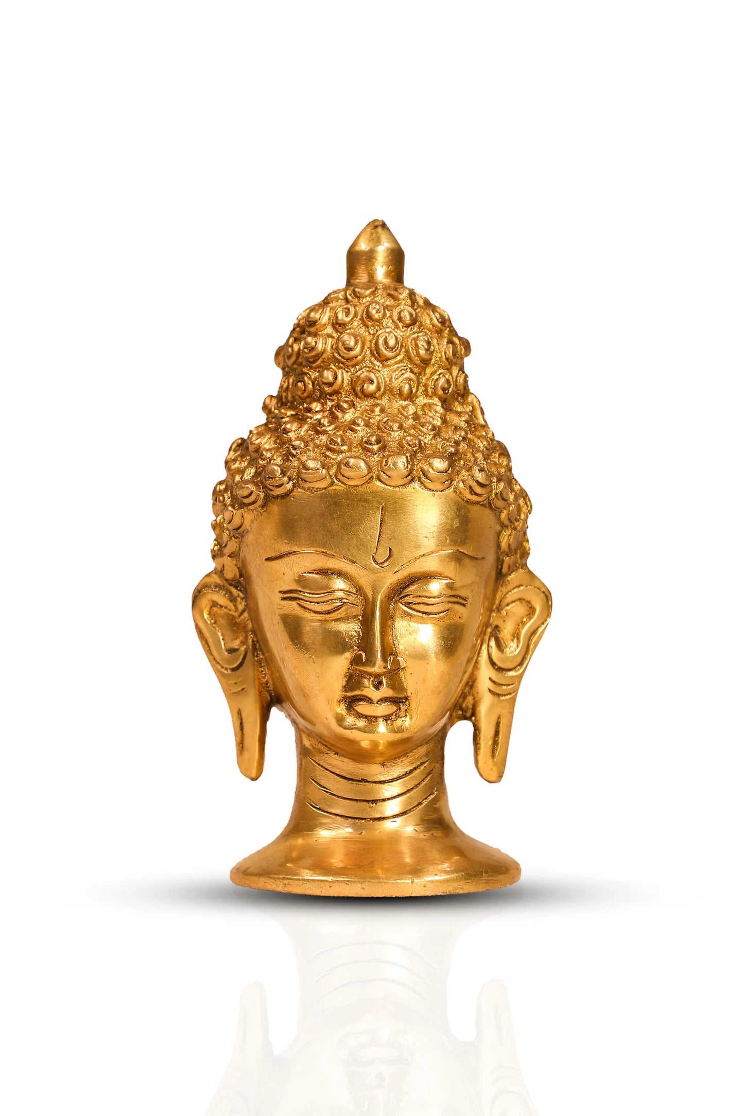 Buddha Figurine Statue Head Meditation Mindfulness Home Decor Calm Buddha Idol Sculpture Yoga Work Decor