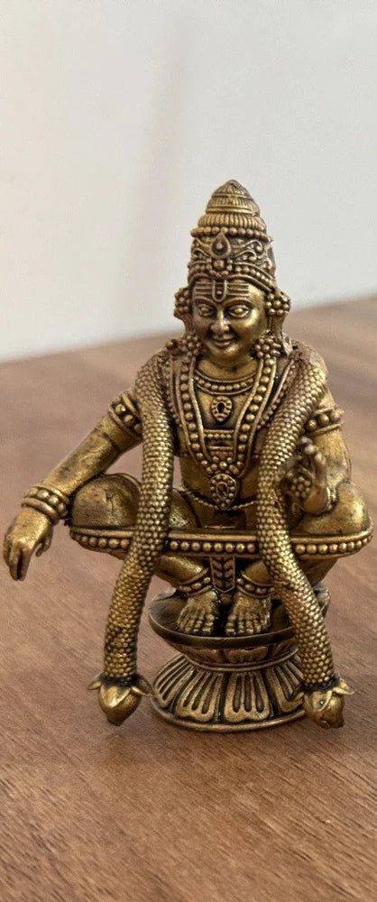 Lord Ayyappa Brass Idol Statue, Temple