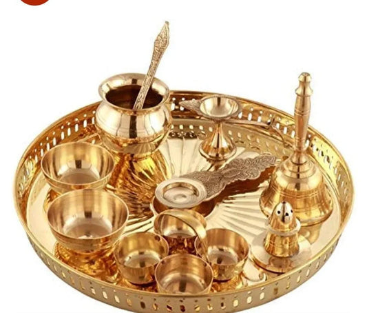 Brass Pooja Items(Thali/Plate)