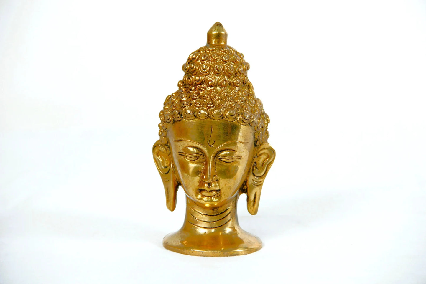 Buddha Figurine Statue Head Meditation Mindfulness Home Decor Calm Buddha Idol Sculpture Yoga Work Decor
