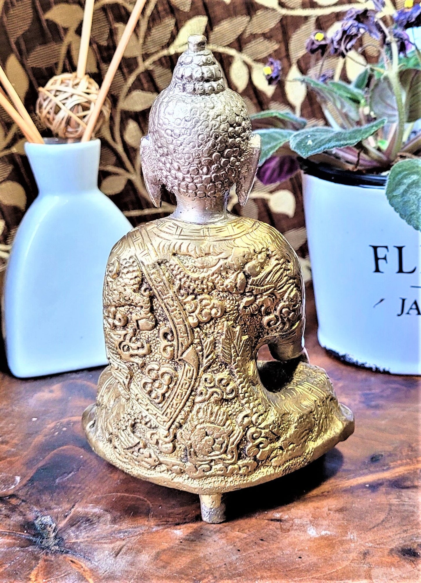 Buddha Statue Figurine Meditation Home Decor - Buddha Medicine Pose Idol Sculpture Holiday Decor Spiritual Gifts