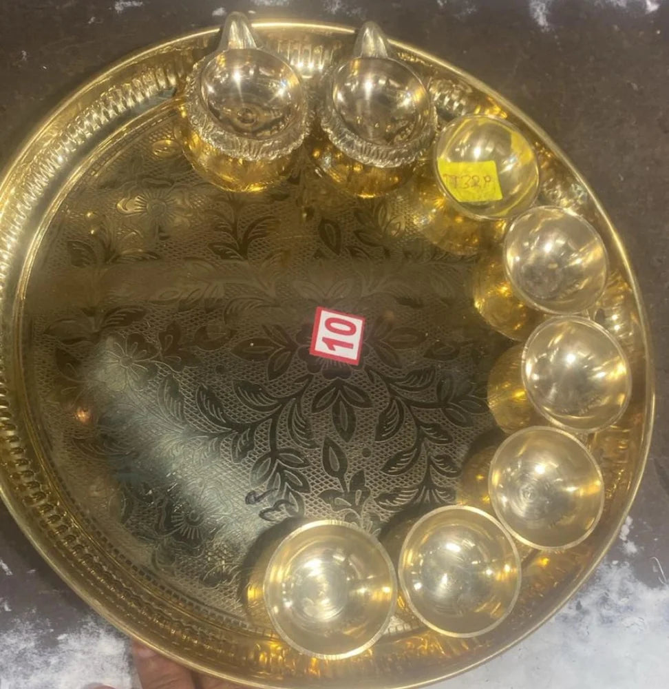 Brass Pooja Items(Thali/Plate)