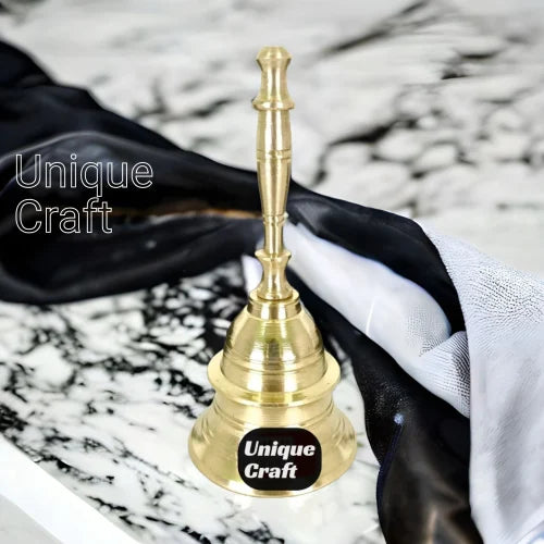 Round Unique Brass Ghanti/Brass Pooja Bell